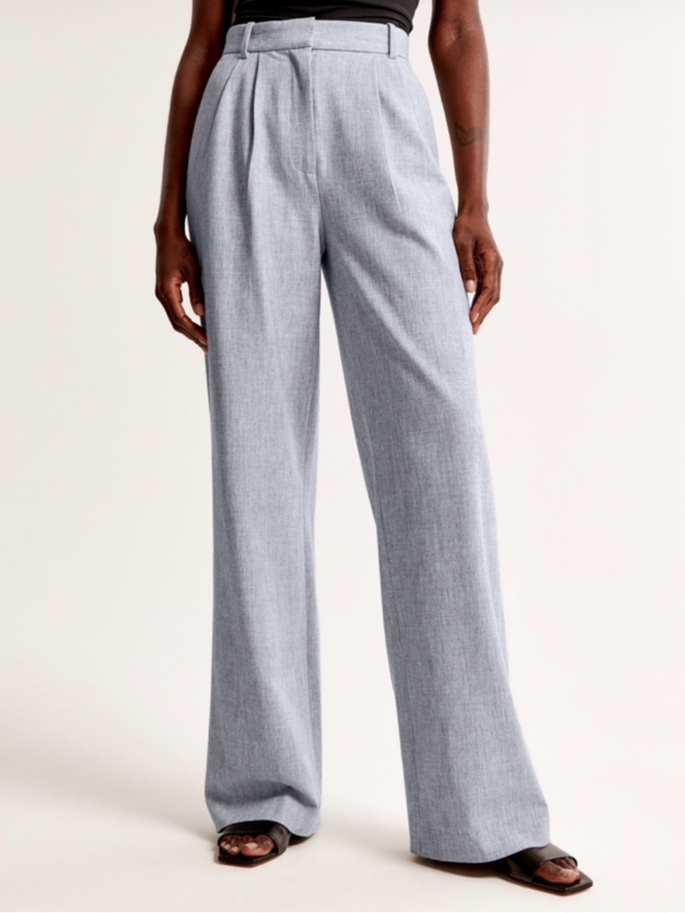 Abercrombie & Fitch Heather Gray Trouser